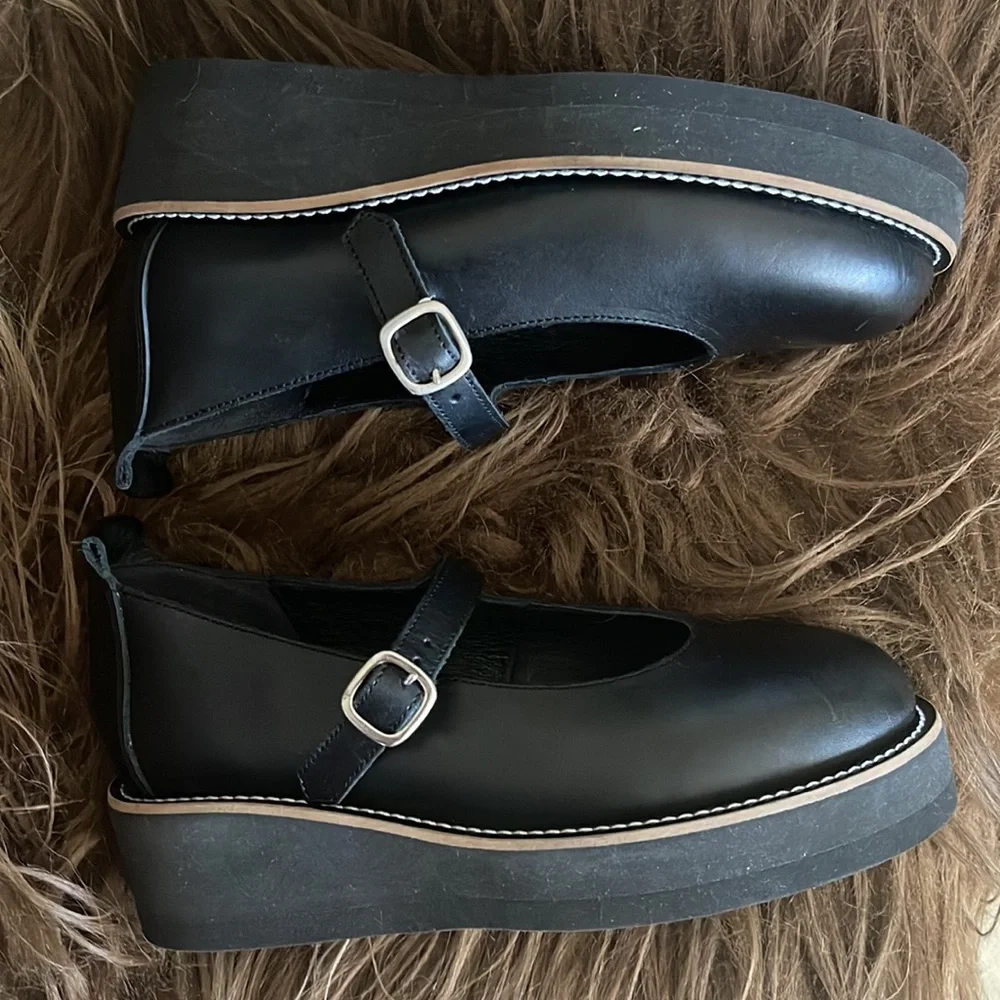 Y's Yohji Yamamoto Platform Mary Jane Oxfords